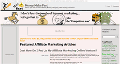 Desktop Screenshot of moneymakefast.com