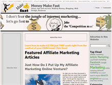 Tablet Screenshot of moneymakefast.com